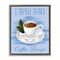 Stupell Industries Espresso Coffee Lounge Floater Framed Canvas Wall Art Design by Hey Bre! Creative Studio